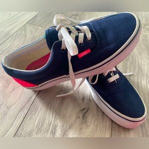 Vans Women’s Size 6. Like New! Blue & Pink.